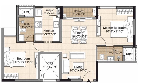 Godrej Aqua Vista Floor Plan